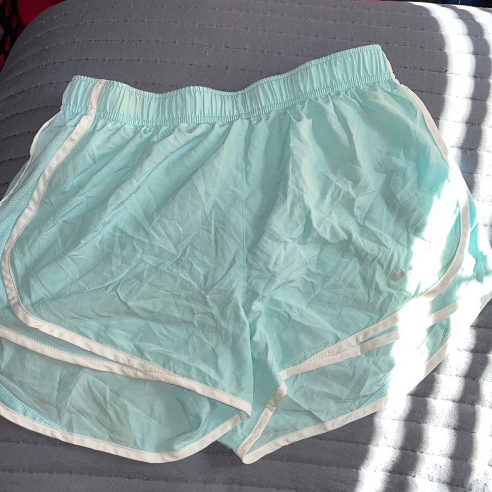 Light blue Nike shorts